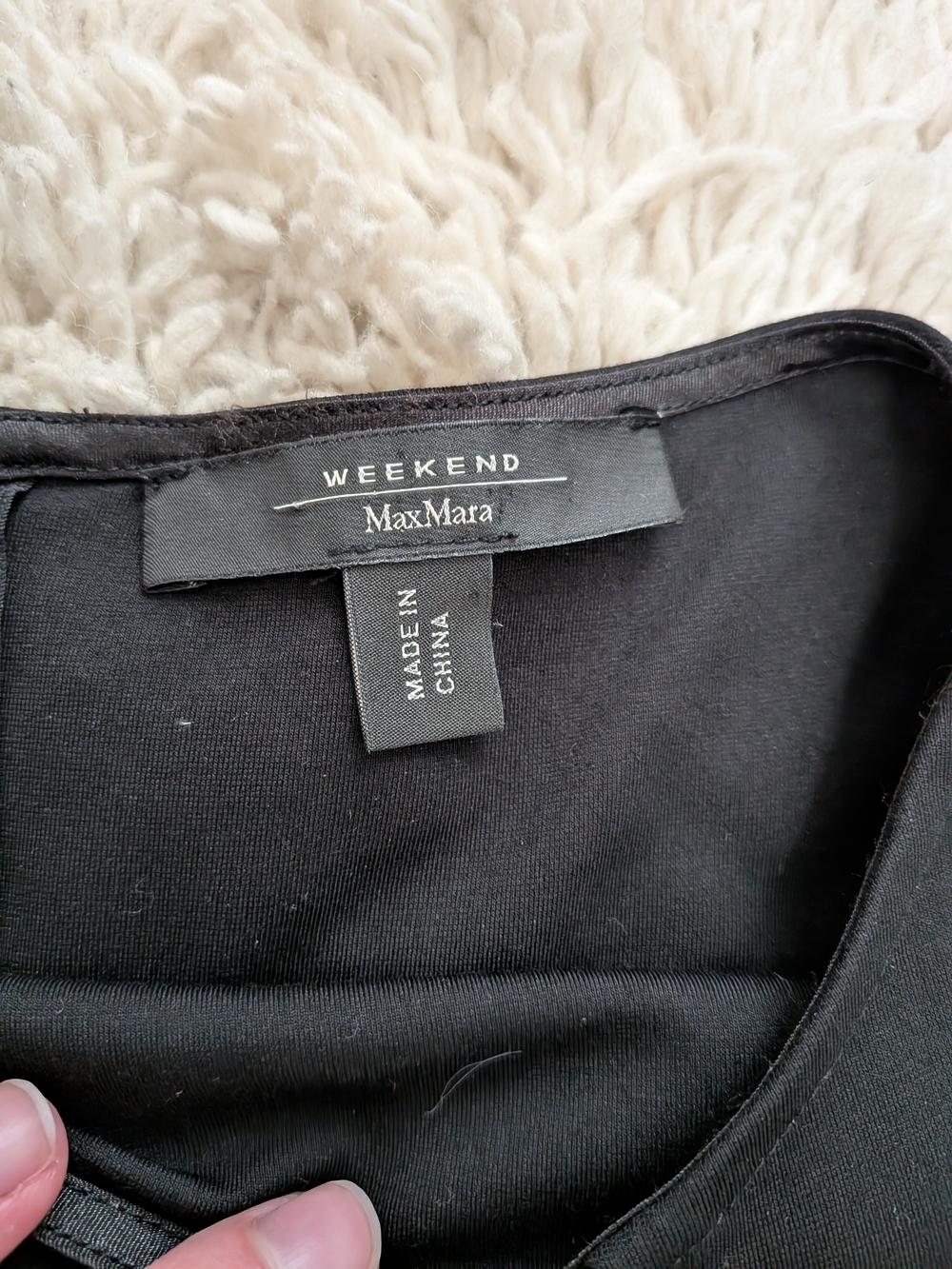 MaxMara Weekend Black Midi Ruched Sheath Dress Closet Staple Office - Picture 3 of 5